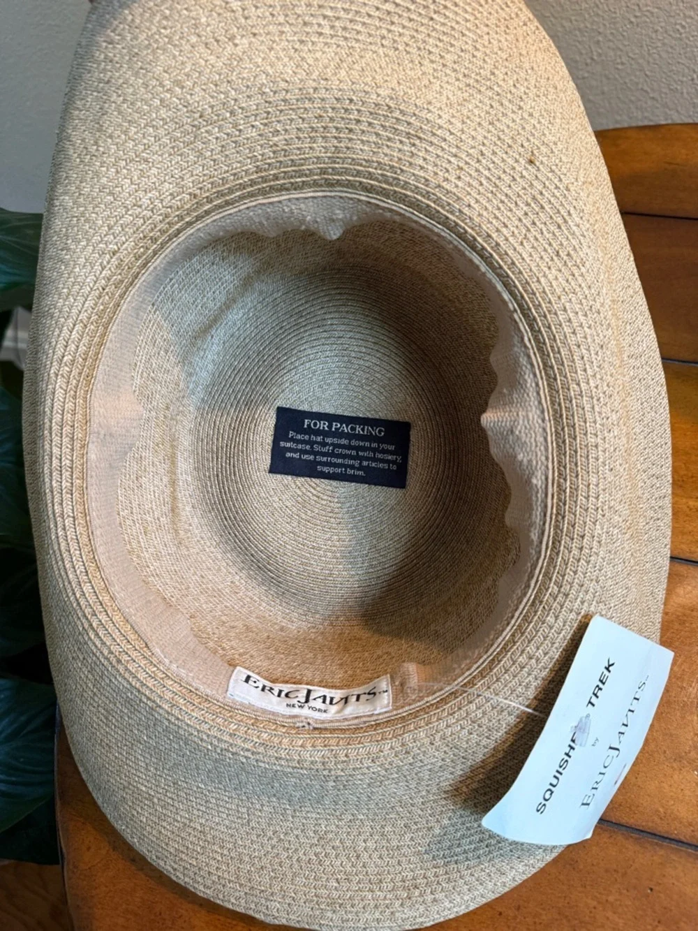 Eric Javits Squishee Trek Cowboy Hat in natural - Picture 9 of 12